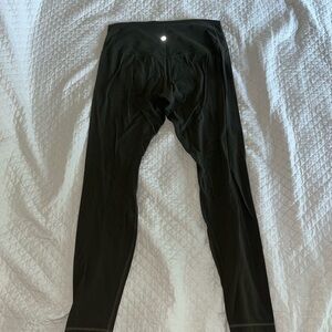 Lululemon dark hunter green align leggings 28” size 12